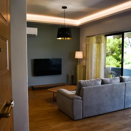 Apartmán βright Walled Designed In Glyfada Center Atény
